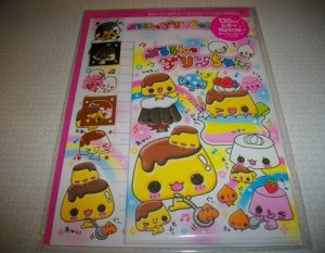 Sweet Pudding Friends Kawaii Letter Set