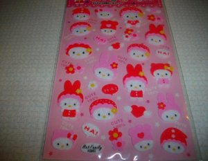 Kawaii Pretty In Pink Kitten Sticker Sheet