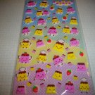 Pudding Friends Sponge Sticker Sheet