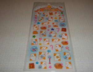 Q-Lia Candy Hamu Hampster Stickers