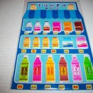 Kawaii Milk Hard Sticker Sheet