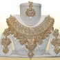 Indian Bollywood Jewellery Jodha Akbar Necklace Set 921 White