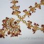 Indian Costume Jewelry Bridal Set Jodha Akbar 811 Maroon With Matha Patti