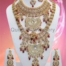 Sparkly Jodha Set 704 Maroon