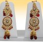 Sparkly Jodha Set 704 Maroon