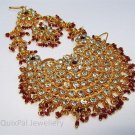 Jodha Akbar 811 Jhumar Burgundy