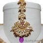 Violet Indian Costume Jewelry Jodha Akbar Necklace Set 921