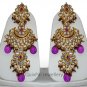 Violet Indian Costume Jewelry Jodha Akbar Necklace Set 921