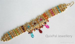 Bollywood Armlet Kundan Bajuband 366 Multi