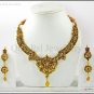 Bollywood Fairy CZ Studded Necklace Set 432 Golden
