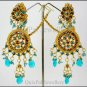 Beauty Face Rani Haar Studded with CZ in Golden 424