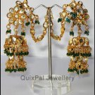 2 Step Jhumki Earring 301 - Green