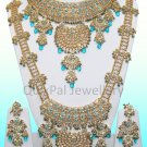 Indian Costume Jewellery Jodha Akbar Dulhan Set 811 Firozi