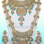 Indian Costume Jewellery Jodha Akbar Dulhan Set 811 Firozi