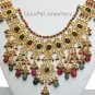 Indian Costume Jewelry Multi-Stone Bridal Set 706 Multi