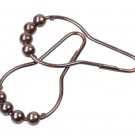 Chrome Rollerball Shower Curtain Rings