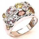 Color Gems Stone Ring