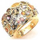40gm Color Gems Stone Ring 14k Y Gold- semi precious