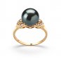 White Japanese Akoya Ring -