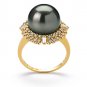 White Japanese Akoya Ring -