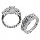 Cubic Zirconia Bouquet Ring