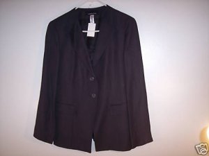 NEW~AUTH JONES NEW YORK JACKET COAT LINEN 10~NWT