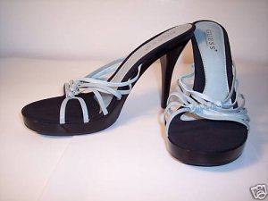 NWT~AUTH GUESS SANDALS HEELS SHOES GORGEOUS SIZE 10~NEW