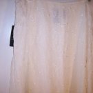 NEW~RALPH LAUREN WHITE SILK SKIRT LADIES 14~NWT !!