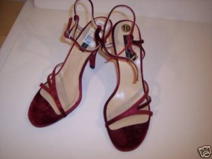 $189~NEW~KENNETH COLE RED SANDALS HEELS SHOES 10