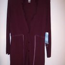 $109~NINE WEST LONG SWEATER CARDIGAN TOP 1X~NEW