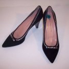 MARK JACOBS BLACK STUDDED PUMPS HEELS SHOES ~40