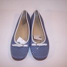 NEW~COACH SHOES BALLET FLATS HEELS CC LOGO 9.5 ~NEW