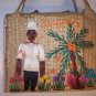 RARE~ANTIQUE 1950s BAHAMAS BAG TOTE PURSE STRAW VINTAGE