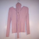 NEW~CHARTER CLUB SILK SWEATER STUNNING BEADED & SCARF M