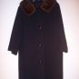 MINK FUR BLACK HOLLYWOOD 50s GLAMOUR COAT~WOW!!