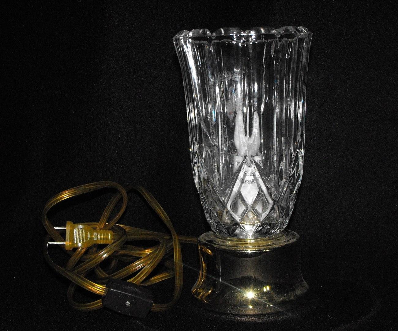 Cut Glass Fireplace Mantle Lamp Bedside Night Light   4d4af4775f193 173211b 