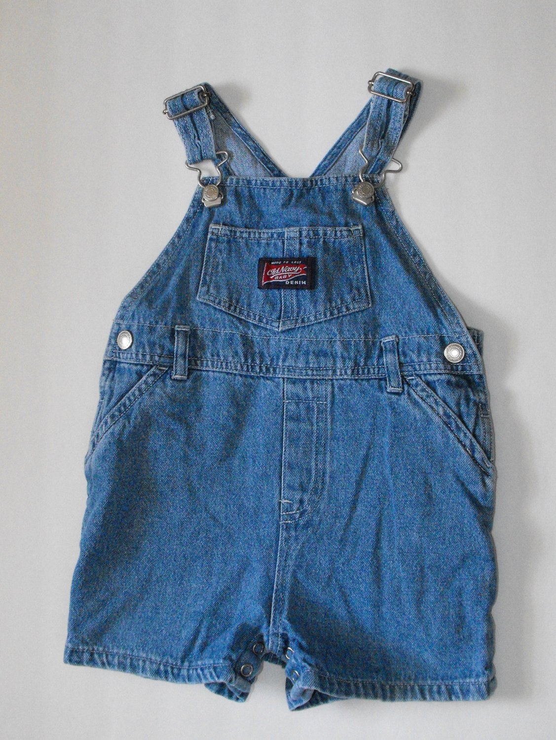 Old Navy Toddler Baby Boys 18 Months Jean Shortalls Shorts