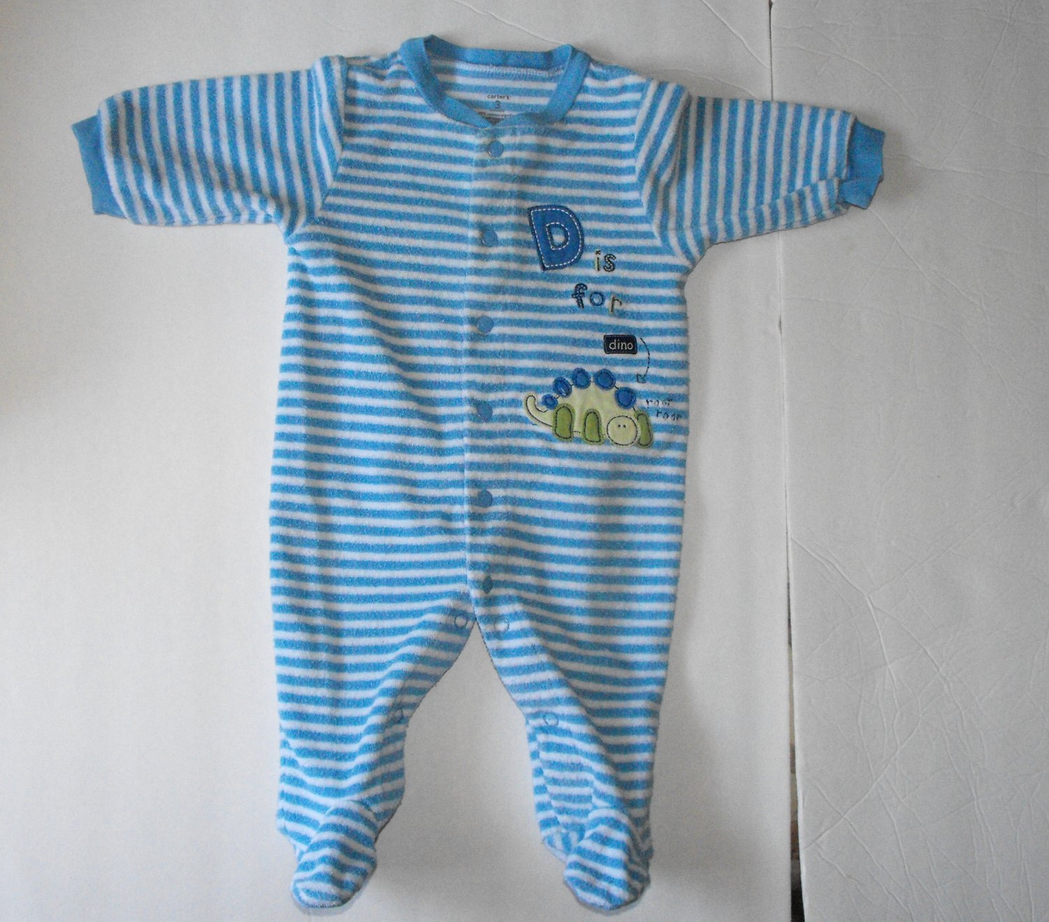 Carter's Baby Boy Blue 36 Months Sleepers Lot of 4
