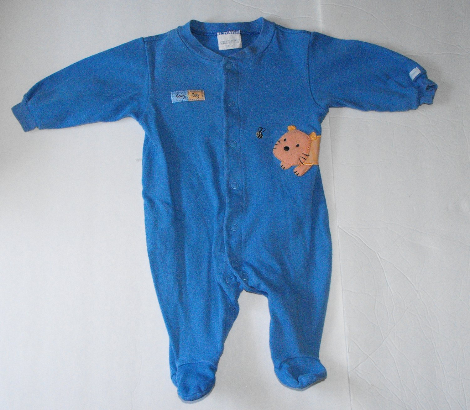 Carter's Baby Boy Blue 3-6 Months Sleepers Lot of 4