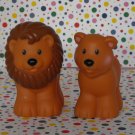 Fisher Price Little People Noah's Ark Lions Pair Extras Part