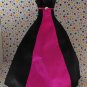 Barbie Pink Label Black and Fuchsia Pink Gown Dress