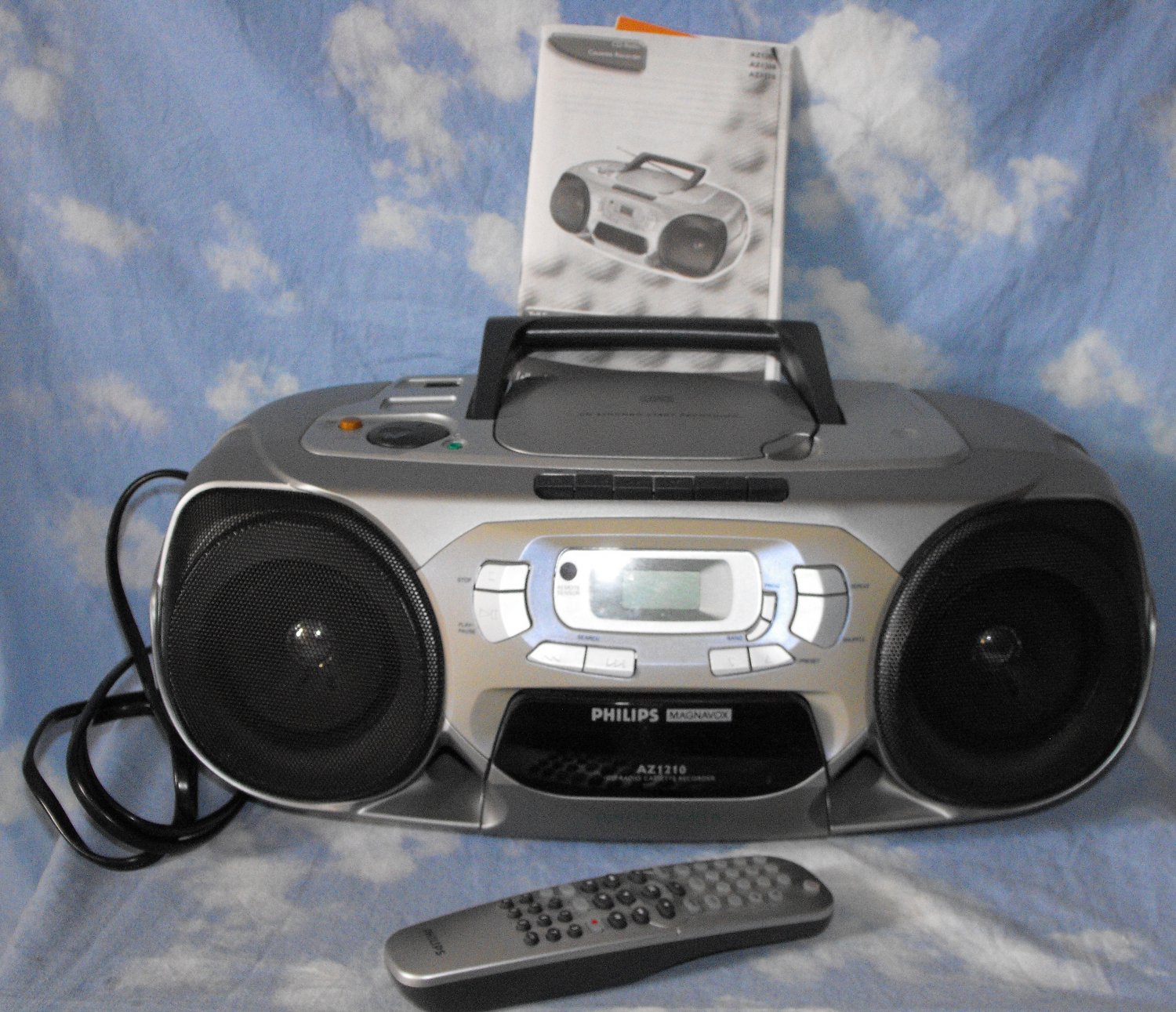 *SOLD~Philips Magnavox A1210 Portable CD Player Radio 