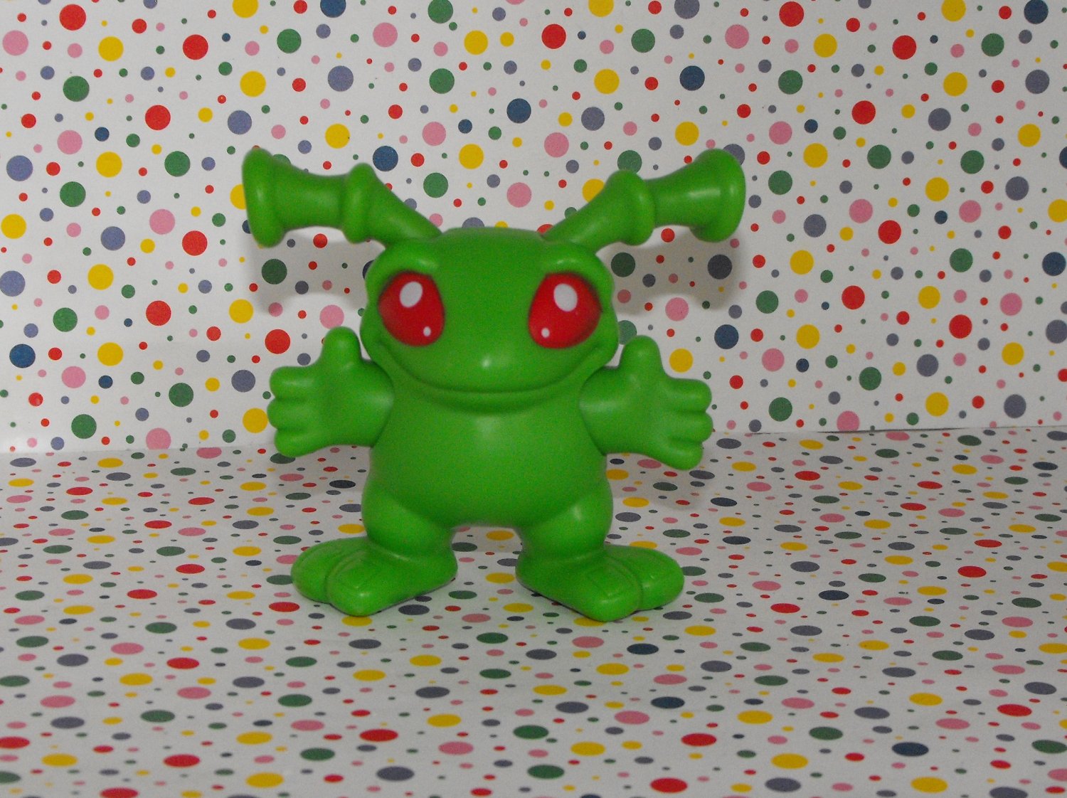 Neopets Green Grundo Burger King Premium Toy Figure