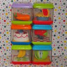 Fisher Price Peek A Blocks Gobble n' Go Hippo Food Block Parts Lot