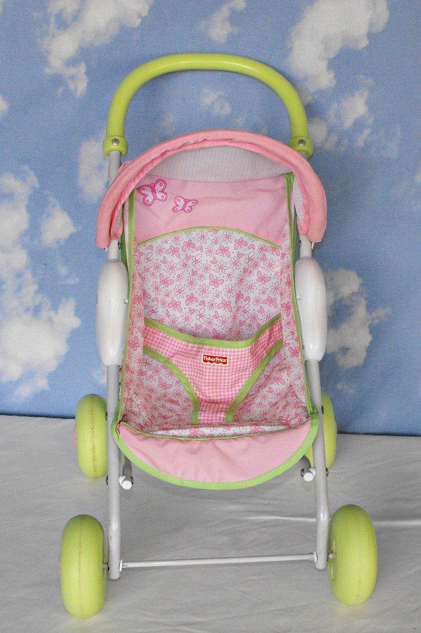 fisher price stroller with doll