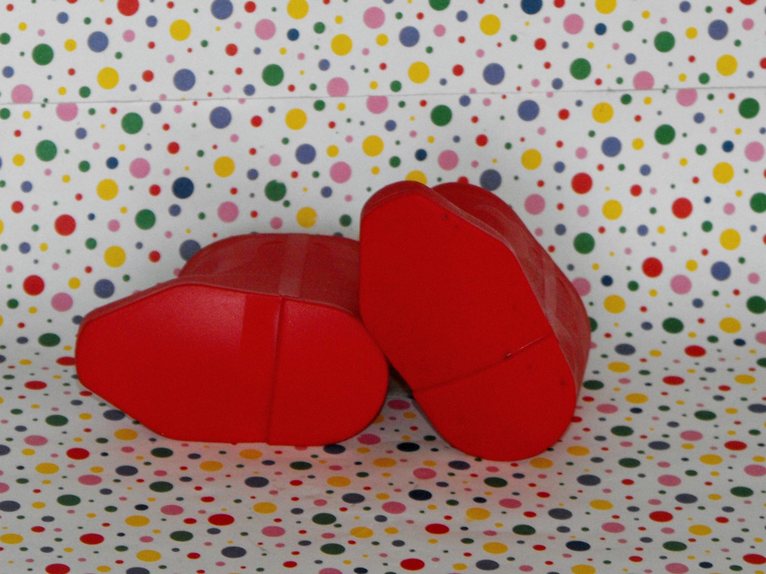 Vintage Kit and Kaboodle Doll Shoes Red Boots