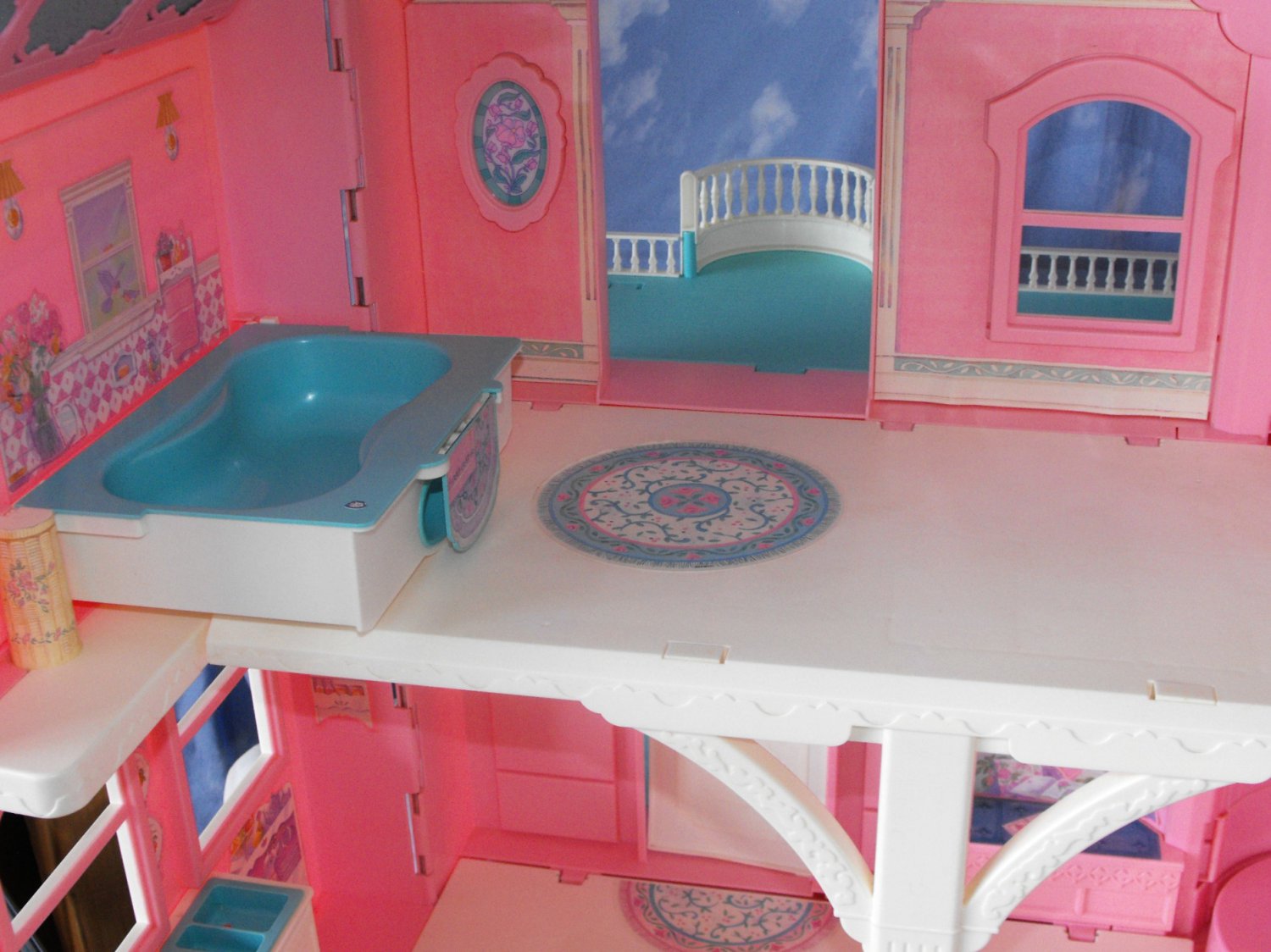 barbie mansion dollhouse with elevator