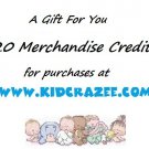 $20 Gift Certificate