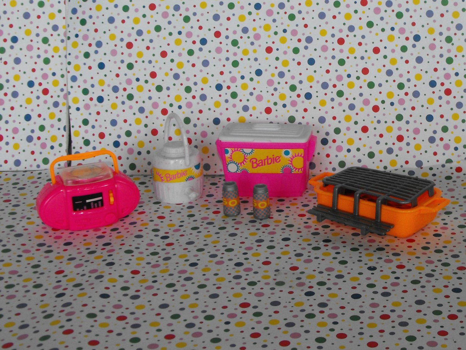 Barbie Dollhouse Beach Picnic Pool Playset Parts Lot