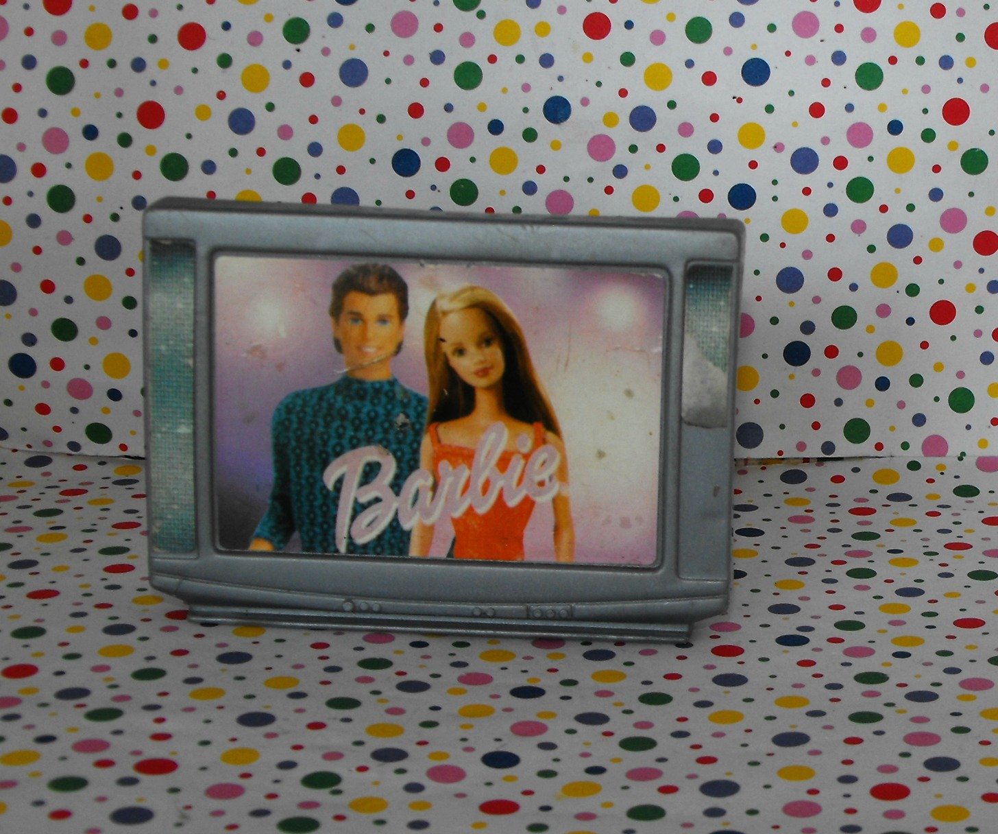 <em>~6/13</em>SOLD~Barbie Television TV Dollhouse Furniture